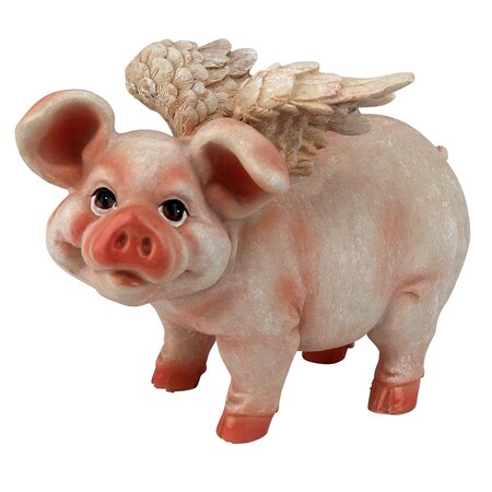 Design Toscano Hog Heaven Flying Pigs Statue Collection: Standing QL57203